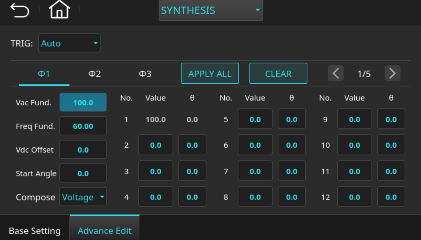 Harmonic Editing List